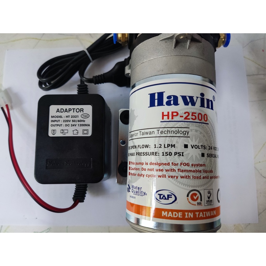 Phun sương béc đồng - BƠm HAWIN 2500