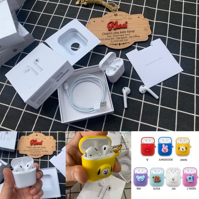 Tai nghe BT21 BTS - Tai nghe BT21 kết nối bluetooth Airpods unoff