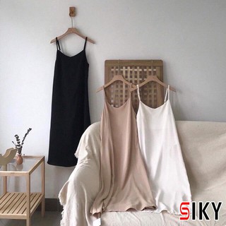 [freeship 🌸 váy 2 dây đũi xuông - đầm trơn basic nữ cực xinh 🌸 - 4basic