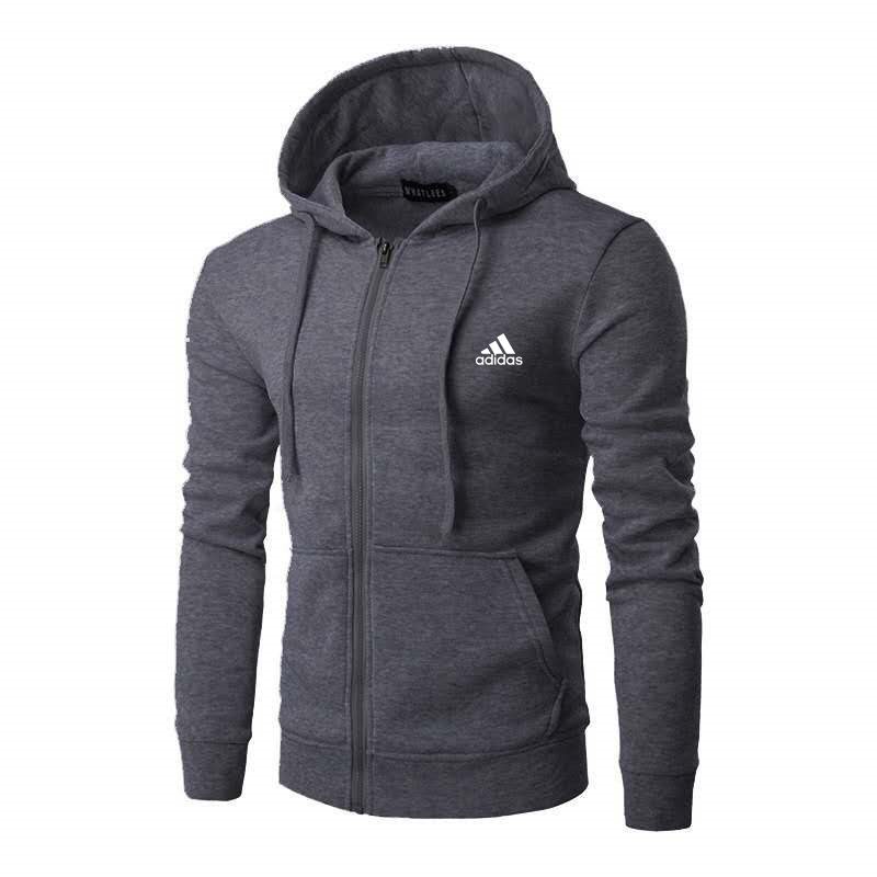 Áo Hoodie Adidas Tay Dài Có Dây Kéo Cho Nam Và Nữ