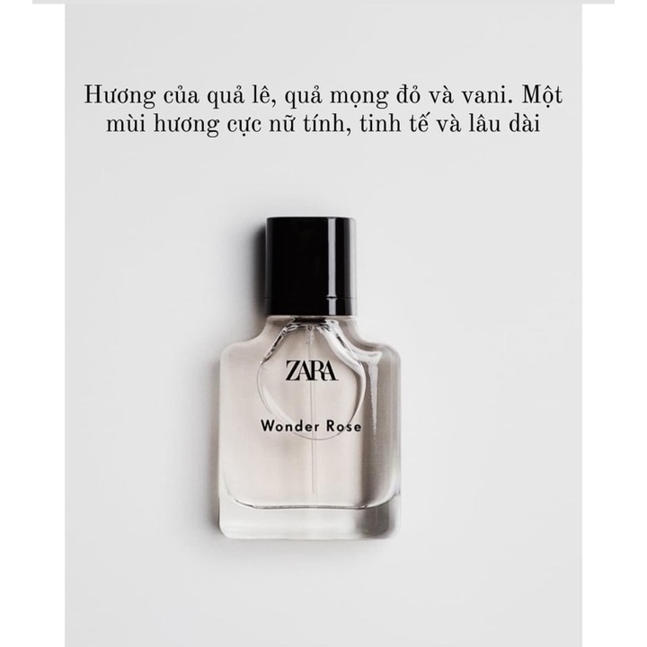 Nước hoa nữ Zara Red Vanila, Orchid, Gardenia, Nuit, Femme, Tuberose, Wonder Rose, Twilight...