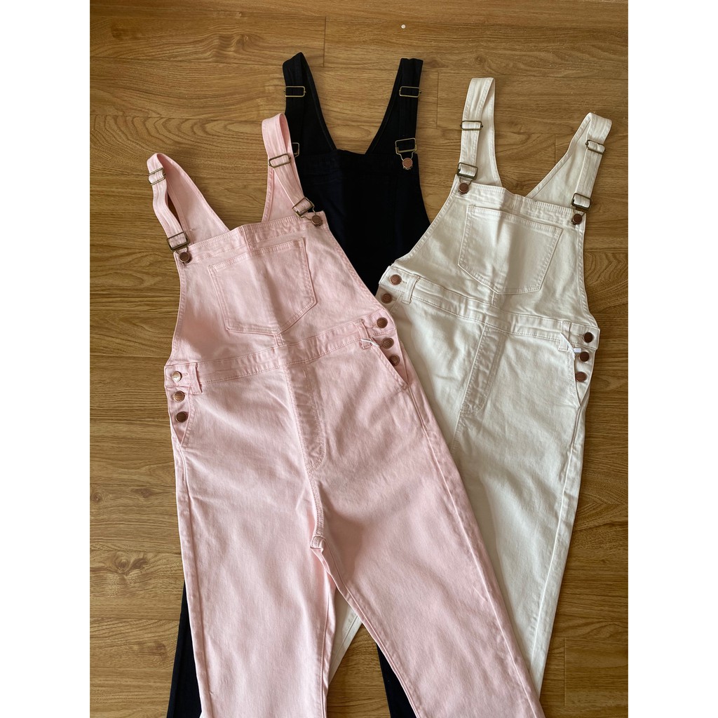 Quần Yếm Overall Jeans nữ cao cấp thương hiệu Five Jeans màu đen | BigBuy360 - bigbuy360.vn