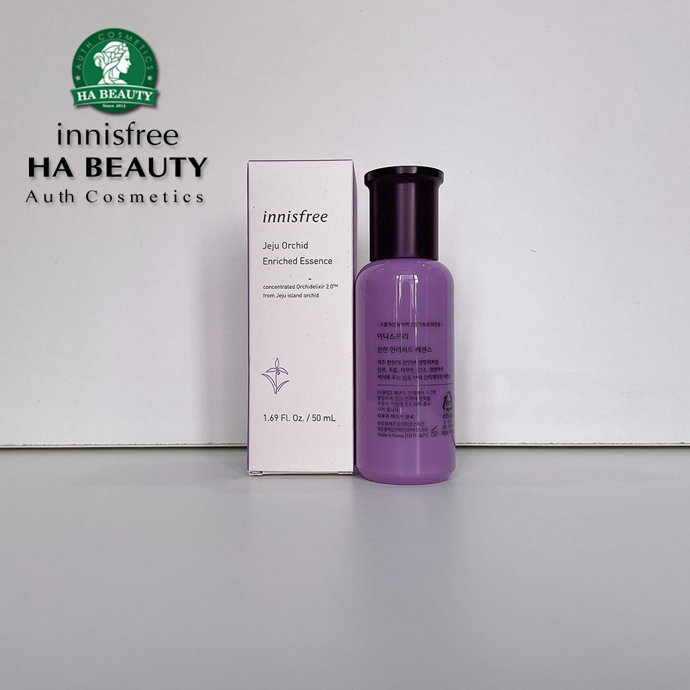 Tinh chất dưỡng ẩm chống lão hóa hoa lan tím innisfree Jeju Orchid Enriched Essence 50 ml săn chắc đàn hồi da