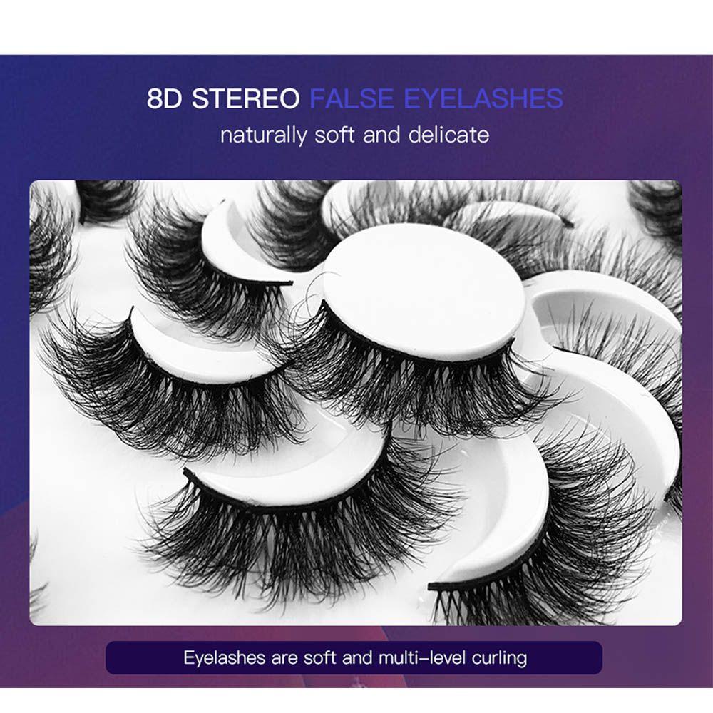 Set 18 Cặp Lông Mi Giả Nhiều Lớp Handmade Dành Cho Trang Điểm Mắt