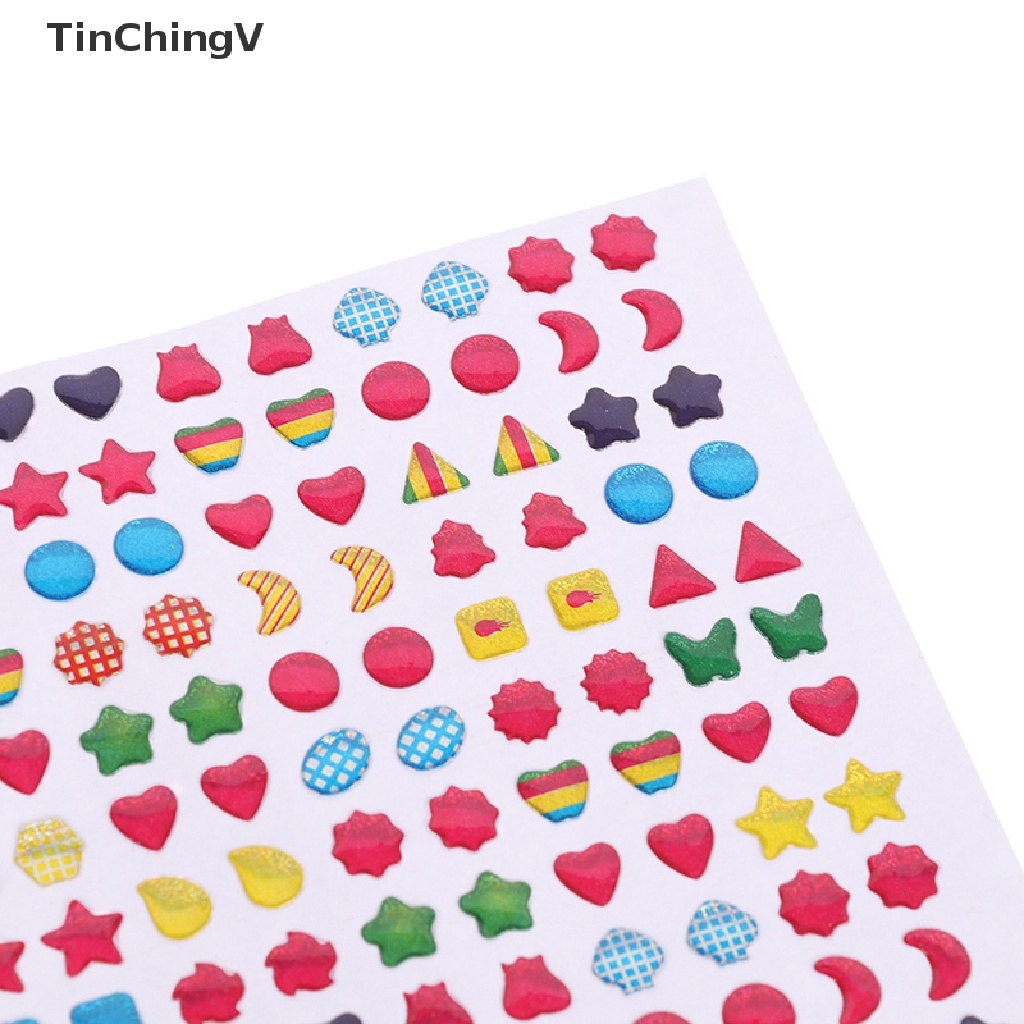Set 2 Tấm Sticker Đính Đá Lấp Lánh Trang Trí Móng Tay Nghệ Thuật