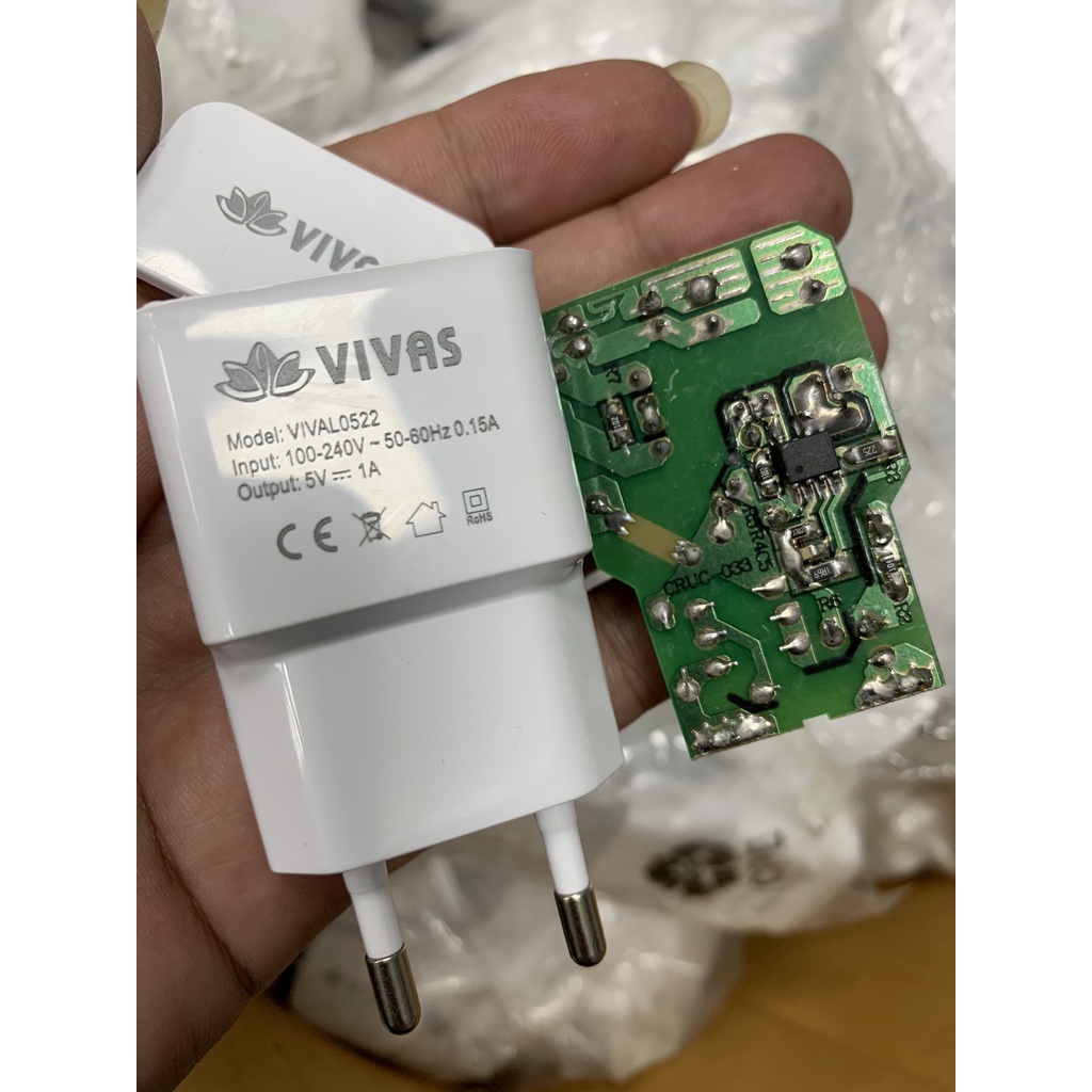 Củ sạc 1A nội địa Trung Quốc - Hàng chuẩn zin nhà máy chất lượng tốt nhất