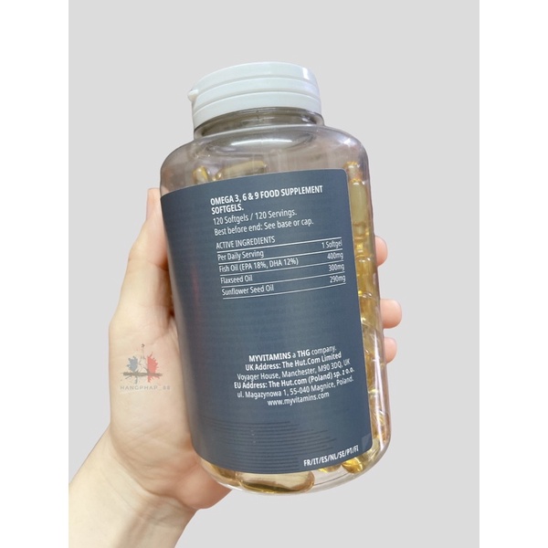 Myvitamin Omega-369 dạng viên