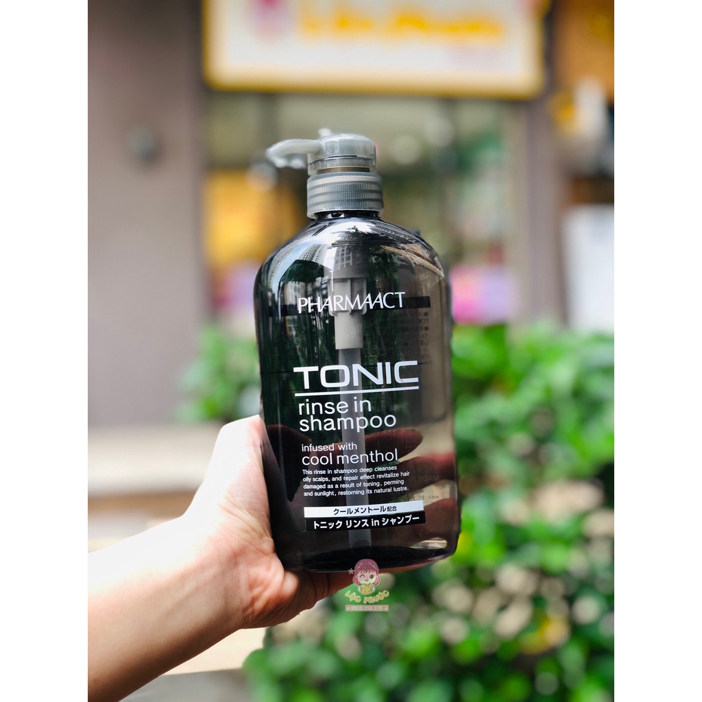 TẮM GỘI NAM PHARMAACT TONIC 600ML