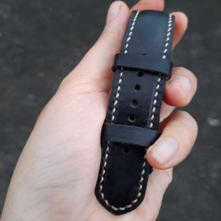 Dây đồng hồ da bò handmade