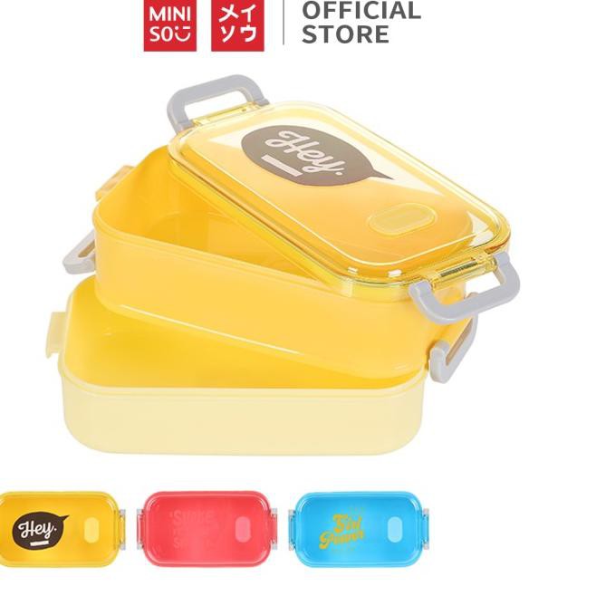 1 Hộp Đựng Cơm Trưa 2 Ngăn Qj8 Miniso