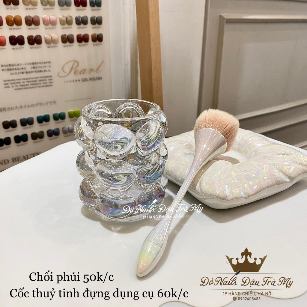 Cốc thủy tinh N176 đựng cọ nail
