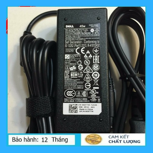 Sạc Laptop Dell 2,31a Chân Kim Nhỏ / Sạc Máy Tính Dell 19.5V 2.31A (45W)