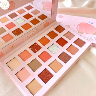 Phấn Mắt VONGEE MOCHI Bảng Phấn Mắt 18 Ô Tone Cam Đào Ngọt Ngào