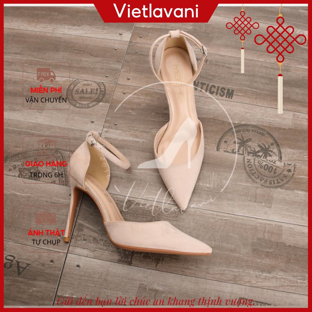 Giày cao gót cao 7cm gót nhọn cực sang trọng hot trend thương hiệu Vietvalani mã C50