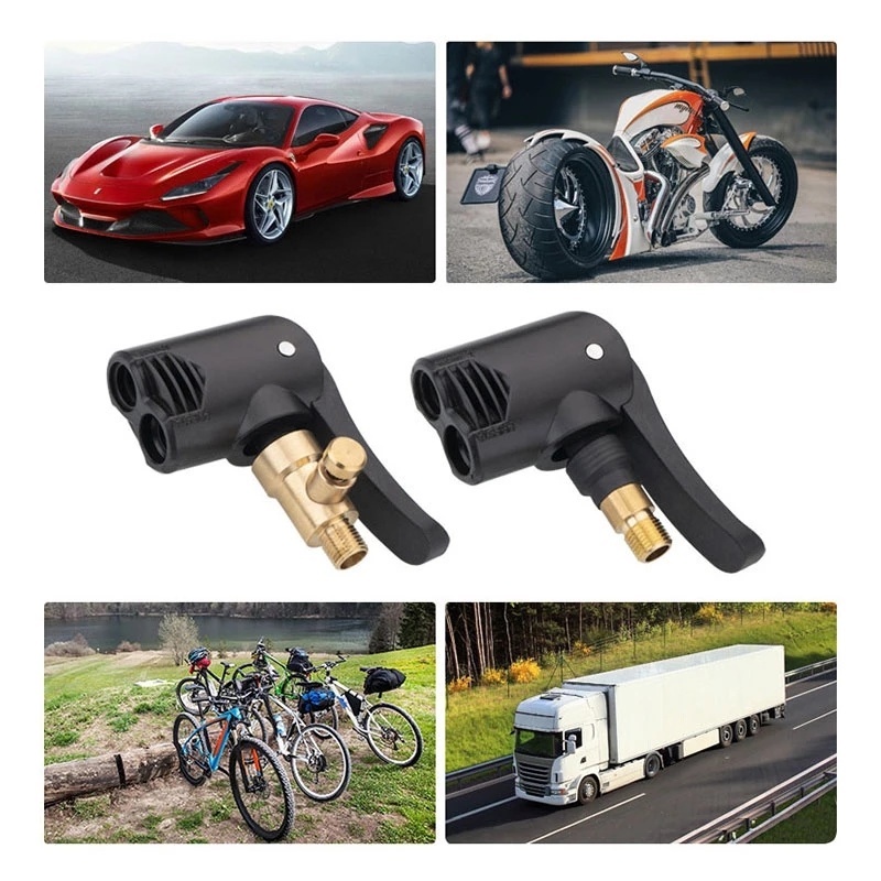 Đầu Nối Van Bơm Hơi Lốp Xe Hơi Bằng Đồng Thau