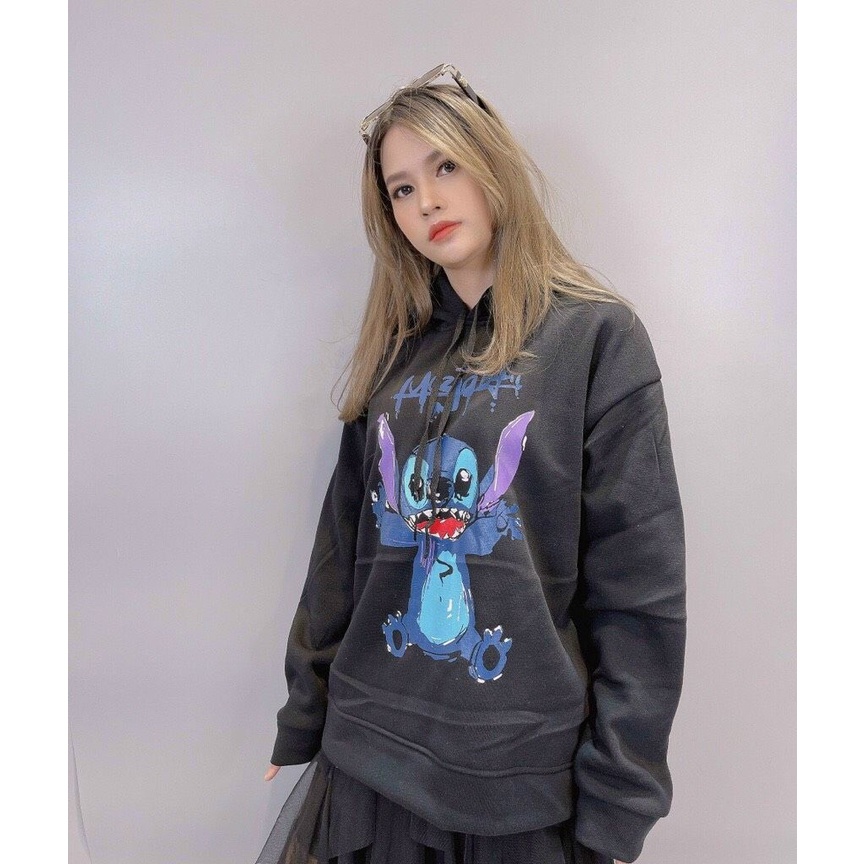 Áo hoodie nữ unisex hình chuột Stitch thời trang cực đẹp | BigBuy360 - bigbuy360.vn