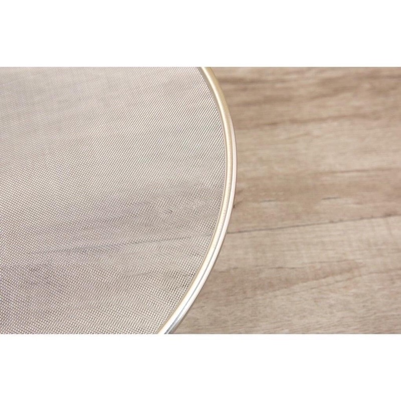 Nắp đậy chảo bằng lưới Inox chống văng dầu, giữ đồ ăn giòn khi chiên