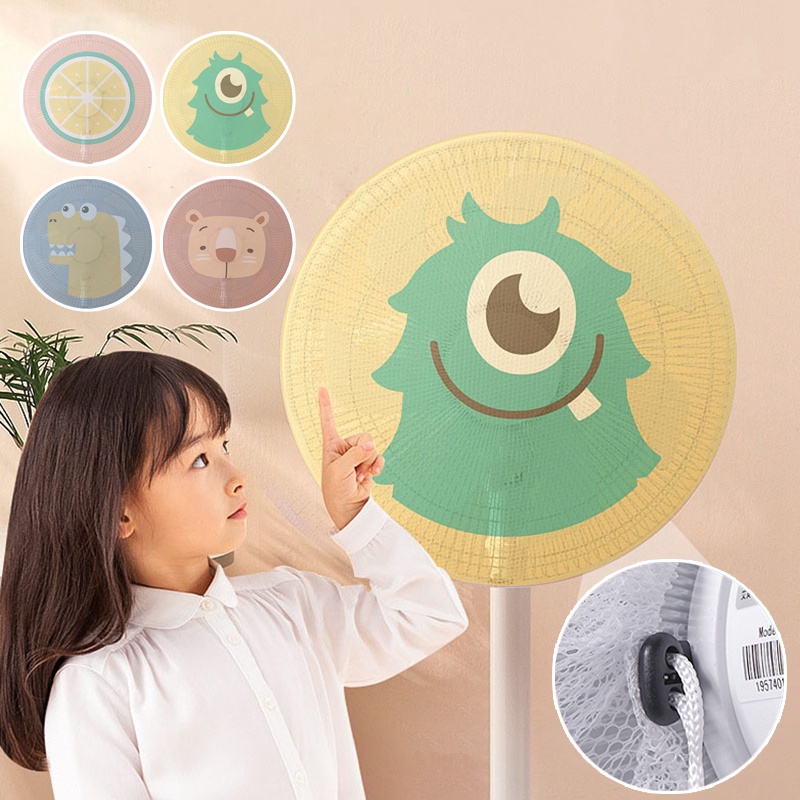 Vỏ Bọc Quạt Chống Bụi In Hoạt Hình Dễ Thương Cho Bé