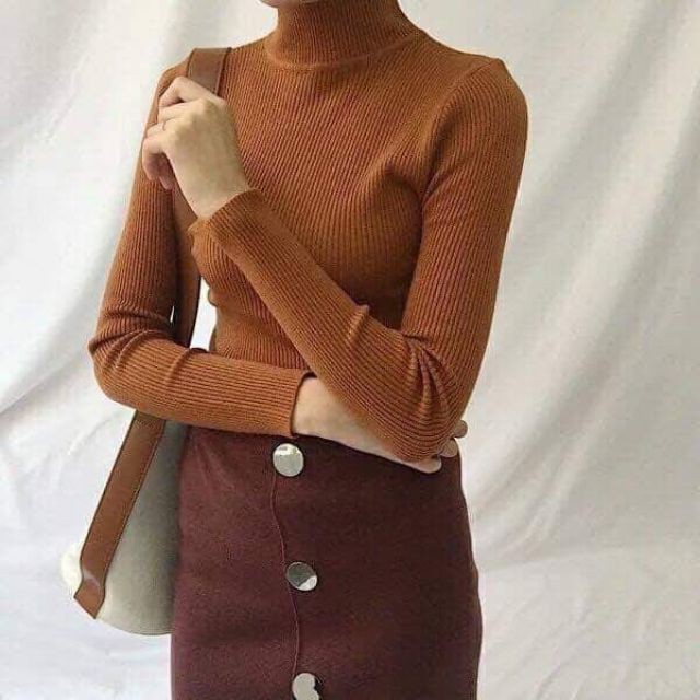 Áo len gân cổ 3 phân siêu đẹp, siêu hot