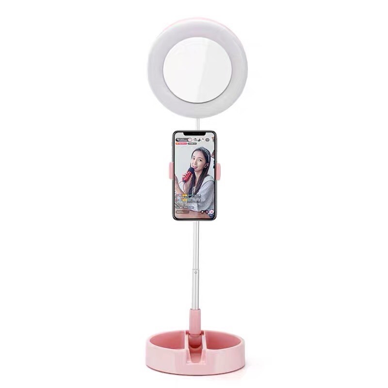 [ HÀNG HOT ] Gậy Livetream 2 in1, Đèn Livetream Kèm Gương Trang Điểm Đèn Led Siêu Sáng , Gương Trang Điểm Có Đèn Led | BigBuy360 - bigbuy360.vn