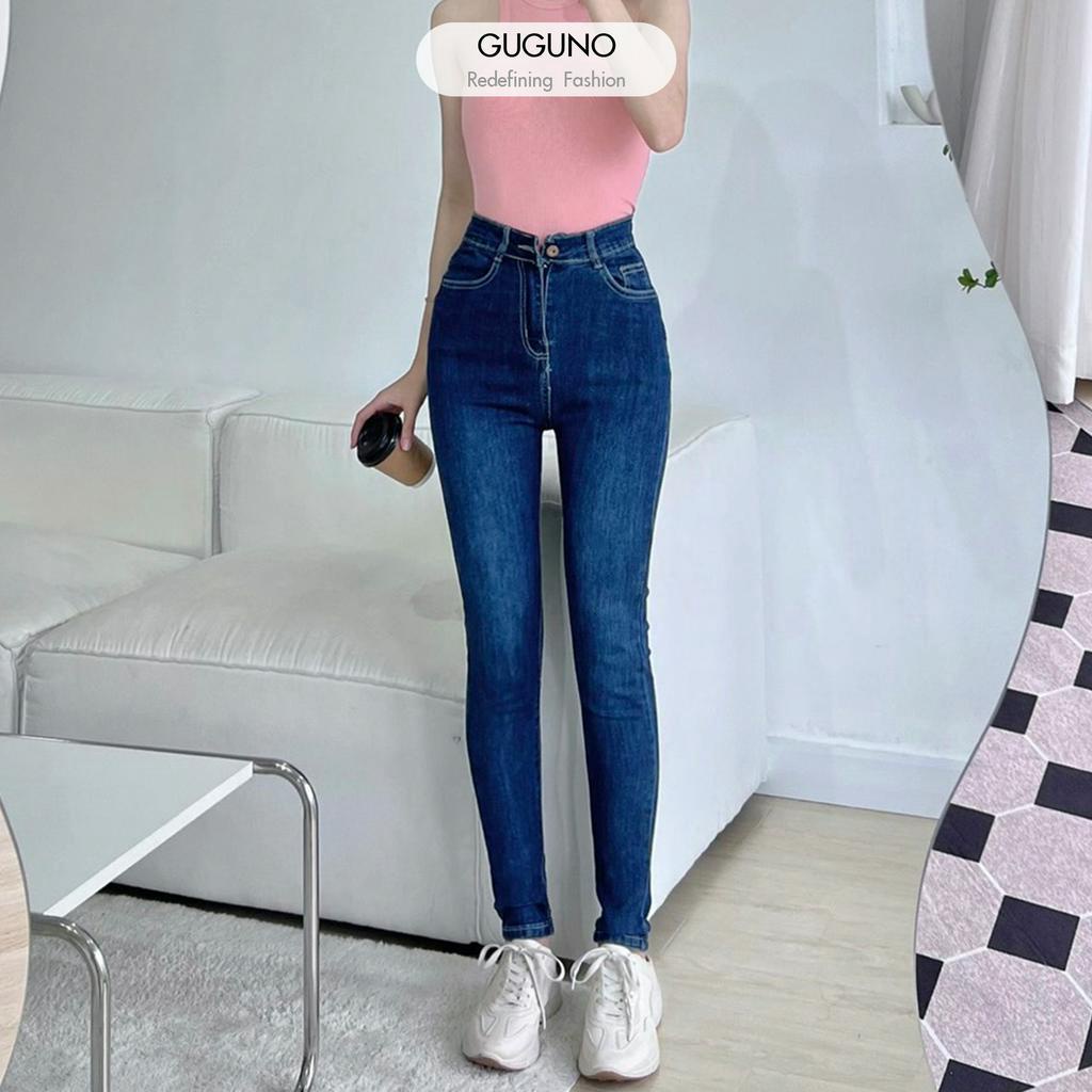 Quần jeans nữ ôm Guguno (Mẫu thật)
