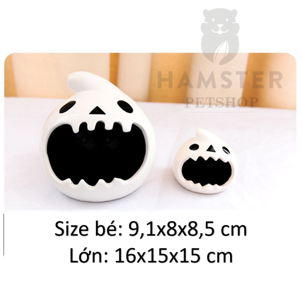 Nhà Ngủ Sứ Mèo Size Lớn Cho Hamster, Sóc