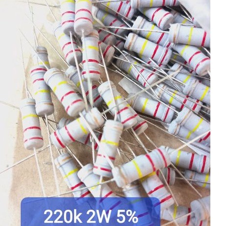 20trở 2W 5% metal 330R 1.5k 8.2k 100k 0.68R 680k 220k 56k 0.1R 27R