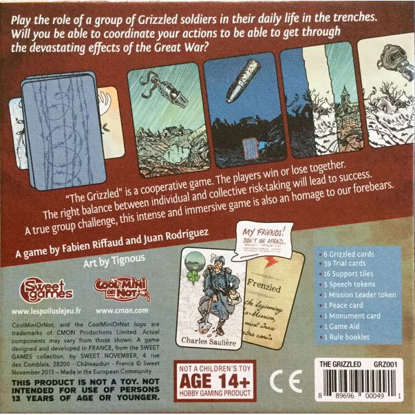 Trò Chơi Board Game Grizzled Phối Hợp Chiến Thuật Tiếng Anh Bản Quốc Tế