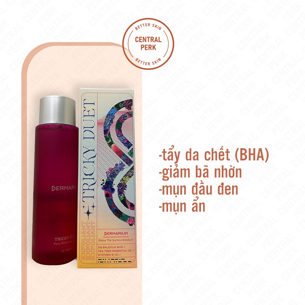 Toner Làm Sạch Dermarium Tricky Duet 2% Salicylic Acid 150ml
