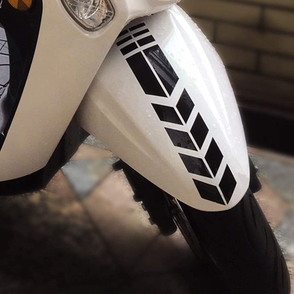 Miếng Dán Phản Quang Hình Mũi Tên Dán Trang Trí Xe Mô Tô, Xe Máy