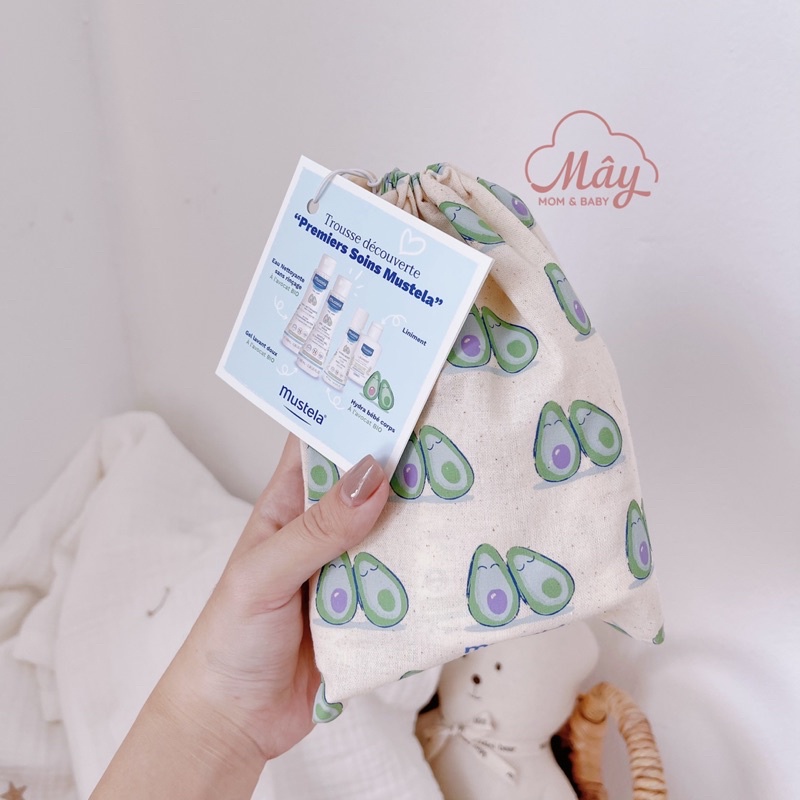 Bộ mini chăm sóc da cho bé từ sơ sinh Mustela Nội địa Pháp