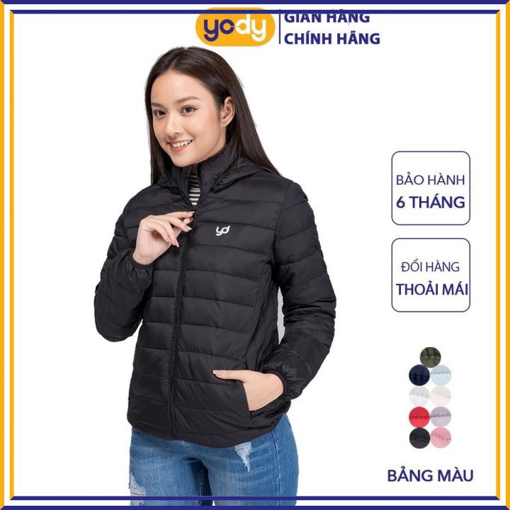 Áo khoác phao nữ ⚡ HÀNG CAO CẤP ⚡ Áo phao siêu nhẹ lớp phao kháng nước, giữ ấm cực tốt mũ áo có thể tháo rời PHN3000 | BigBuy360 - bigbuy360.vn