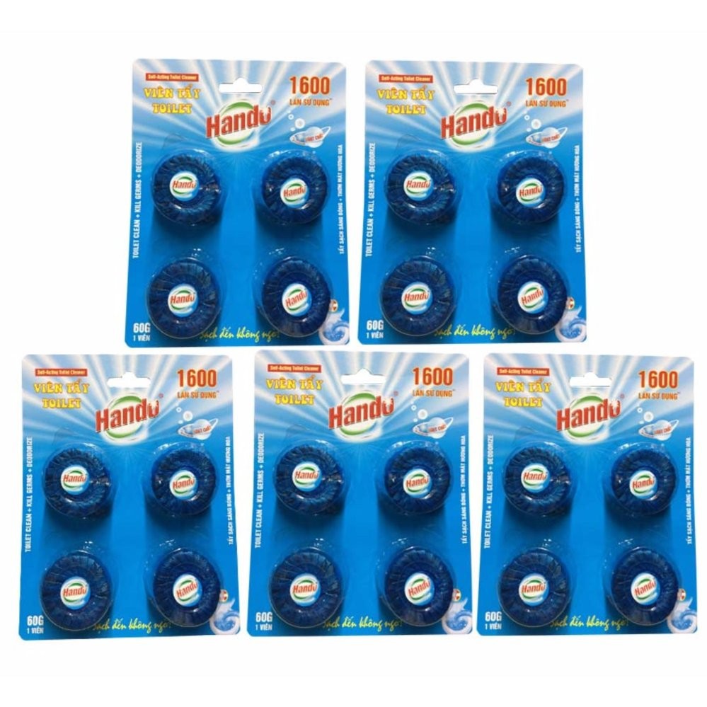 Combo 10 vỉ viên tẩy bồn cầu (1 vỉ 6 viên)