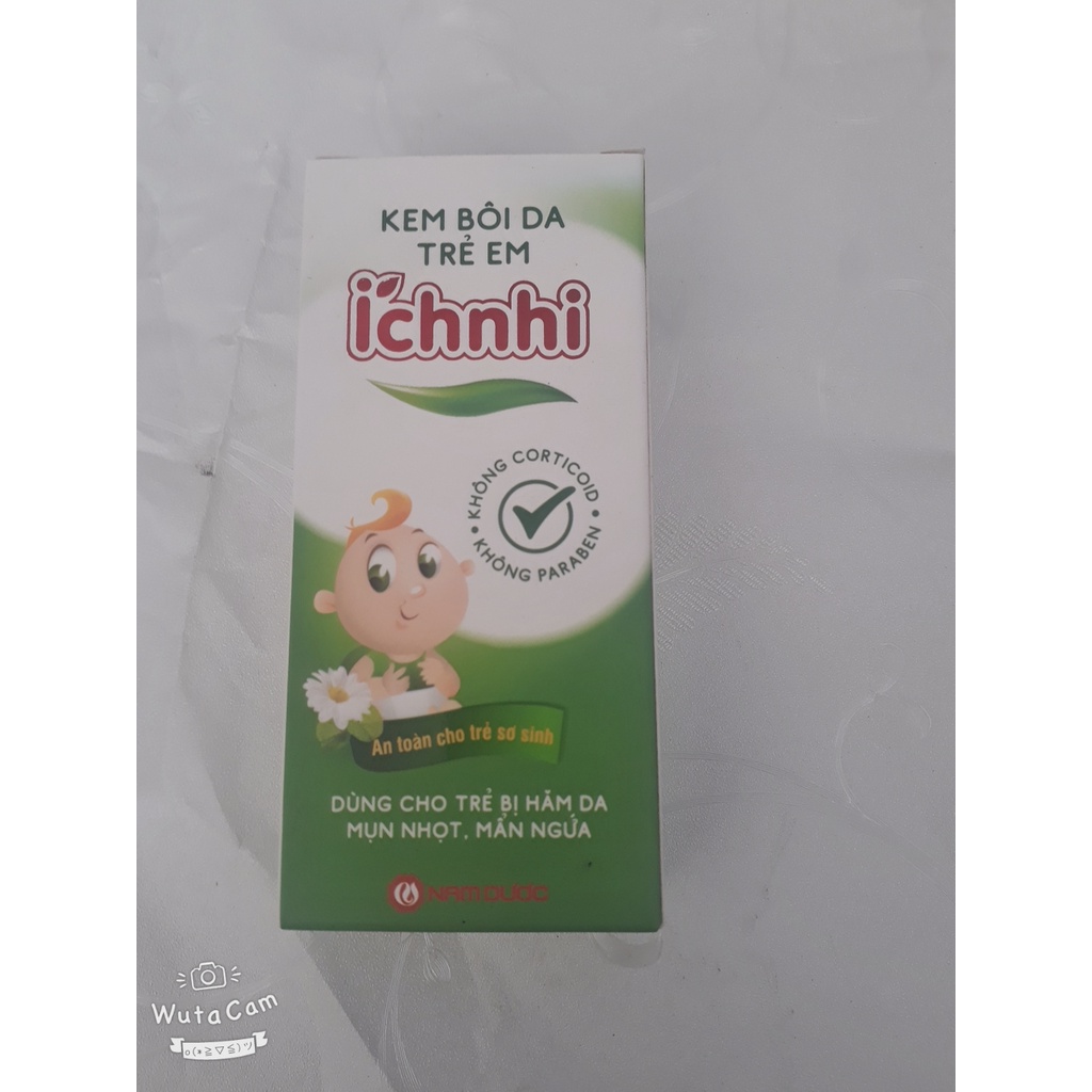 Kem bôi da ÍCH NHI, giảm ngứa và sưng do muỗi đốt, côn trùng cắn ở trẻ, làm mát da và làm dịu vết rôm sảy, hăm tã