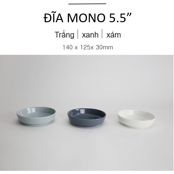 Set tân gia 4 người 20P Mono - Erato -hàng nhậ khẩu Hàn Quốc (bộ bát đĩa, set bát đĩa, bát đĩa đẹp)