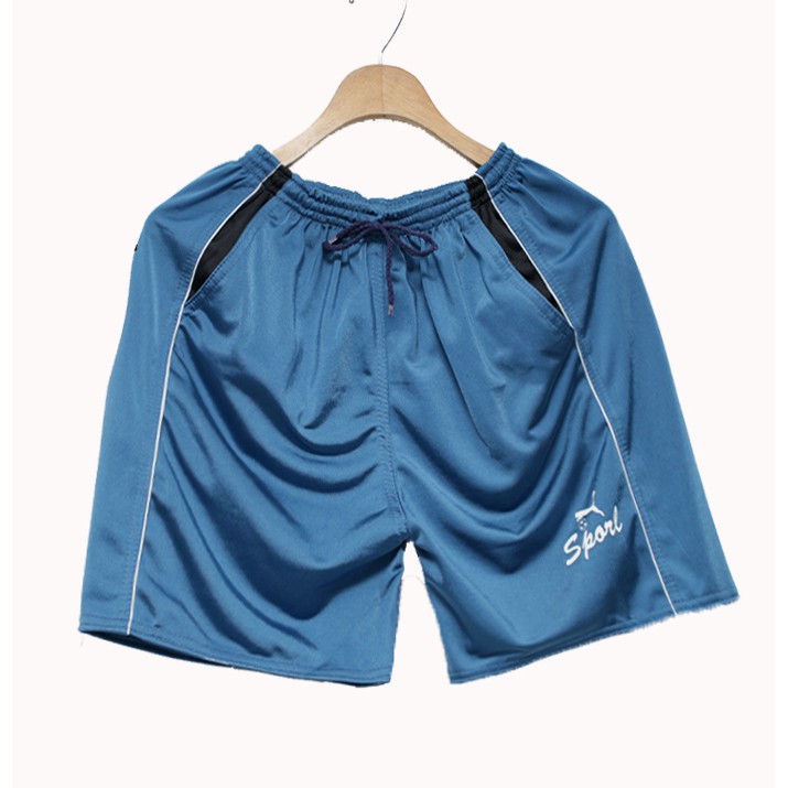 Combo 2 quần đùi nam mặc ngủ vải thun mịn thoải mái loại 1 quần sọc free size dưới 65kg | BigBuy360 - bigbuy360.vn