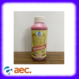 Mực dầu Pigment UV chống nước, chống bay màu Mazano chai 500ml màu LM (đỏ nhạt) dùng cho máy in Epson