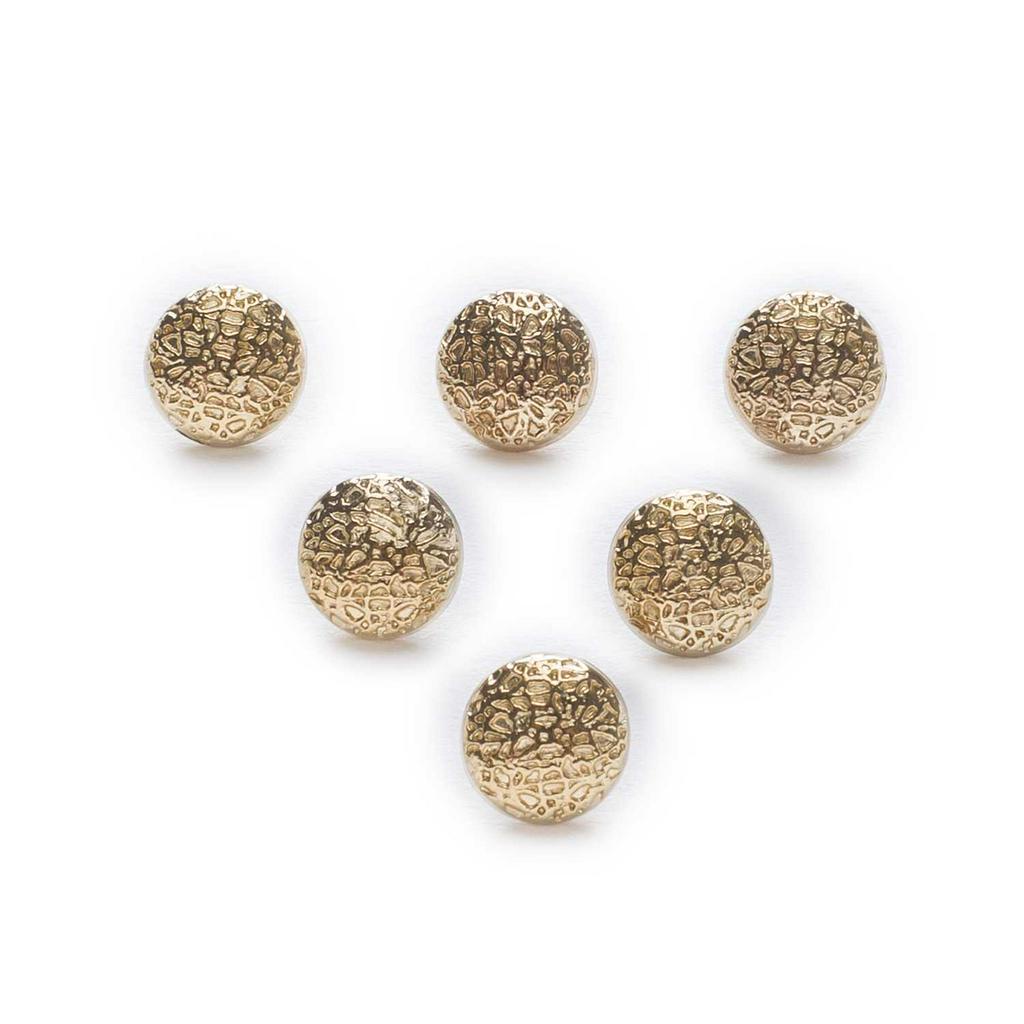 Nút áo bằng kim loại nhiều mẫu xinh xắn tùy chọn cỡ 8-10mm