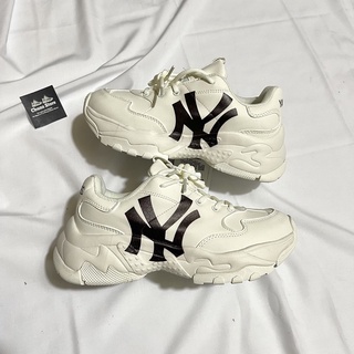 giày boston MLB NY đen chữ nghiêng mới cao cấp