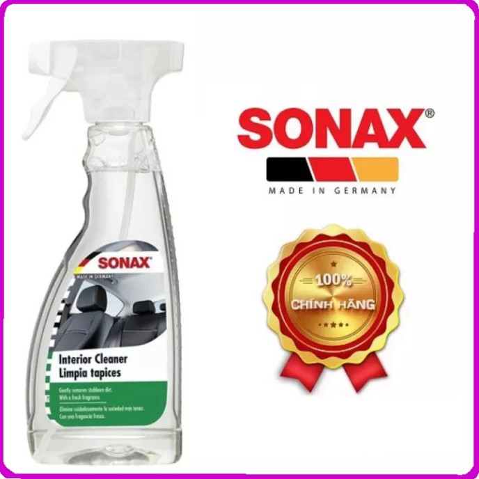 Dung dịch vệ sinh nội thất ô tô Sonax 321200 - Dung tích: 500ml - HÀNG CHÍNH HÃNG