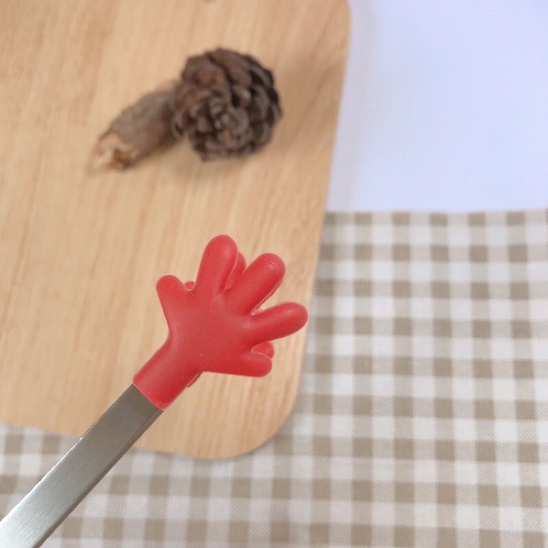 Kẹp gắp đồ ăn cho bé hình chân mèo và bàn tay