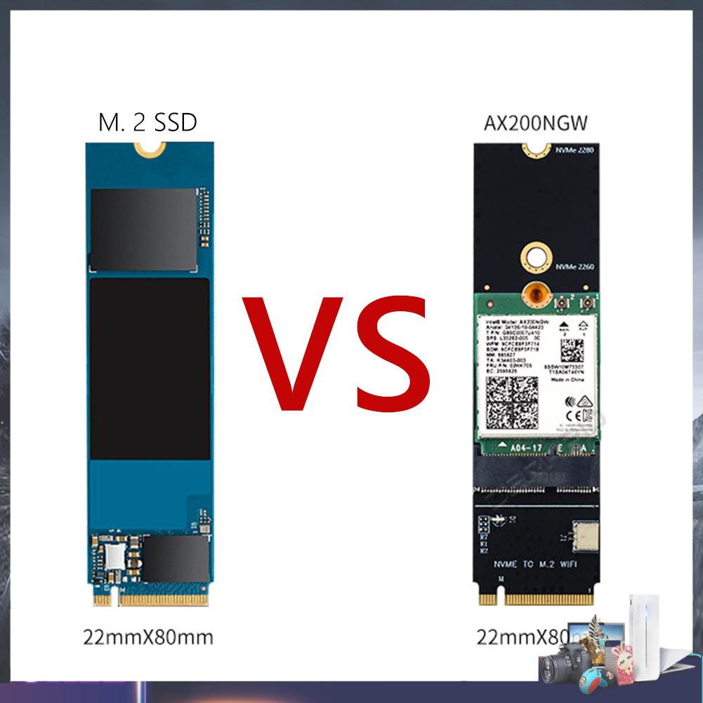 Đầu chuyển đổi thẻ wifi M.2 M Key sang NGFF A + E cho AX200 9260AC