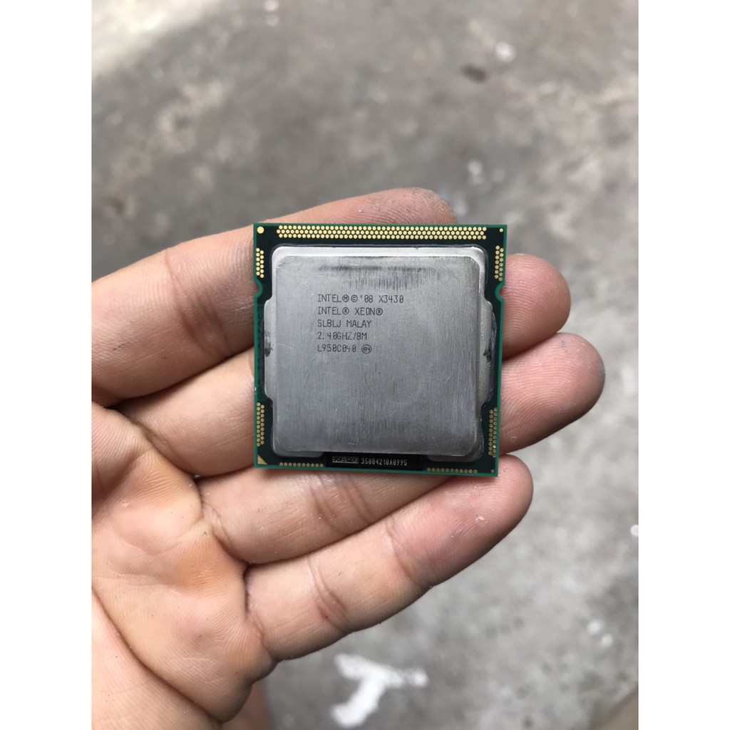 tặng keo - bộ vi xử lý CPU Intel i3 530 i7 860 Xeon X3430 (~ i5 750) socket 1156 cho pc máy tính all | WebRaoVat - webraovat.net.vn