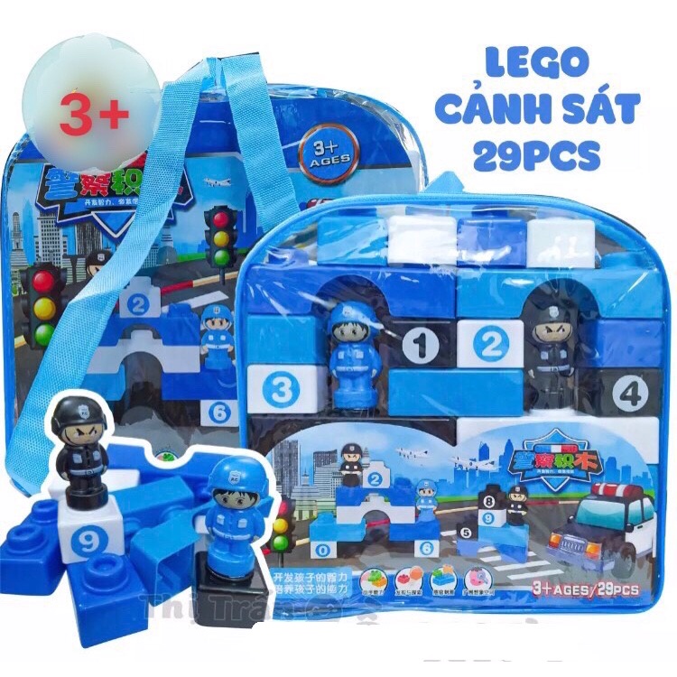 Balo xếp hình loại to nhiều mẫu - Smart Baby