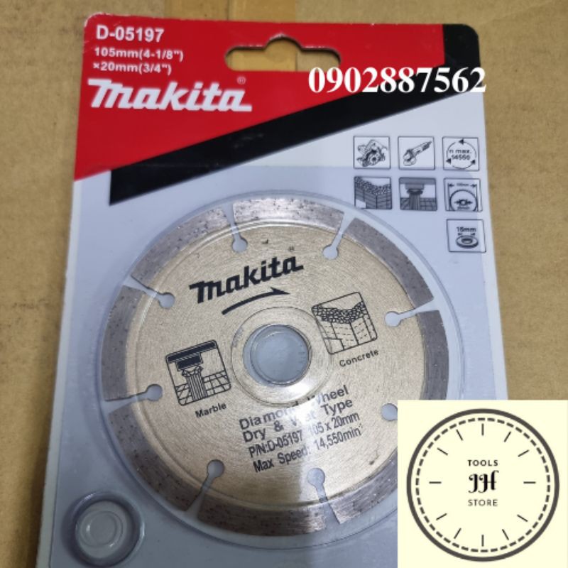 Lưỡi cắt kim cương Makita D-05197 105 x 1.6 x 20mm