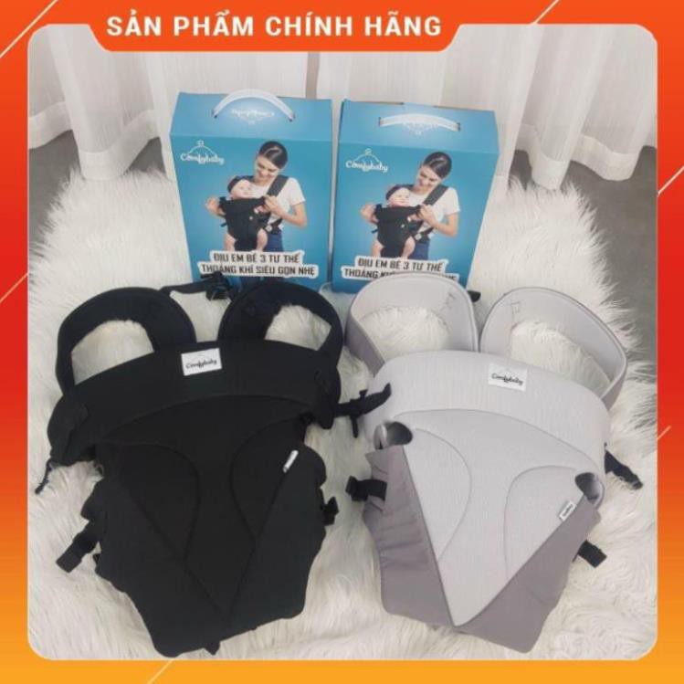 Chính hãng  .Địu em bé 3 tư thế thoáng khí siêu gọn nhẹ Comfy Baby [Freship 10k] Xịn