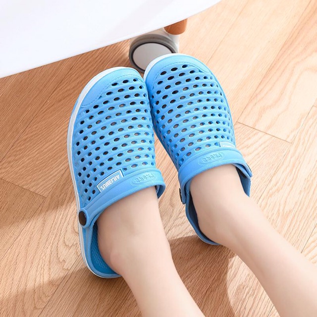 Giày Sandal Nhựa Nữ/ Sục Nữ Cao Su Đi Mưa Xinh Xắn Đủ Màu Size 36-40 - Hàng Nhập Quảng Châu - Lucky Girl shop