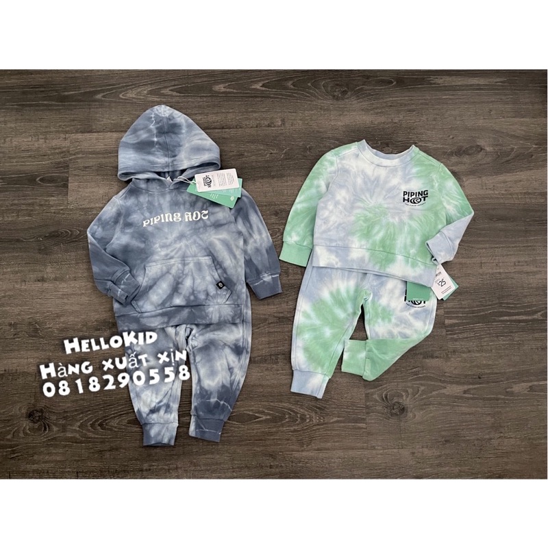B360 - Bộ nỉ loang HOT bé trai &amp; bé gái