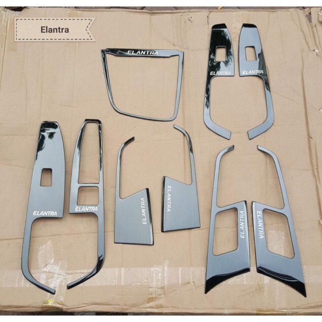 Ốp nội thất xe Huyndai Elantra đời 2016 - 2017- 2018- 2019- 2020- 2021 Mẫu TiTan