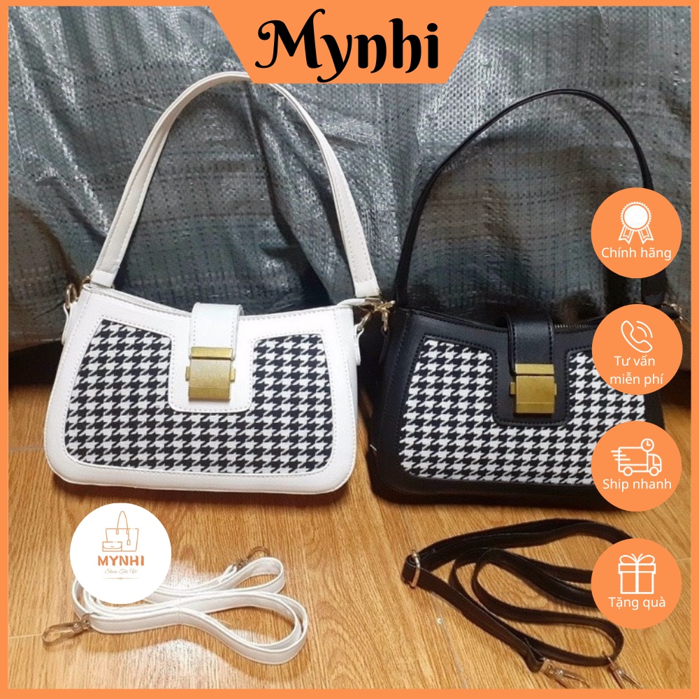 Túi đeo vai đeo chéo đẹp, chất liệu da mềm mại, thời trang phong cách Hàn Quốc SHOPMYNHI SMN260